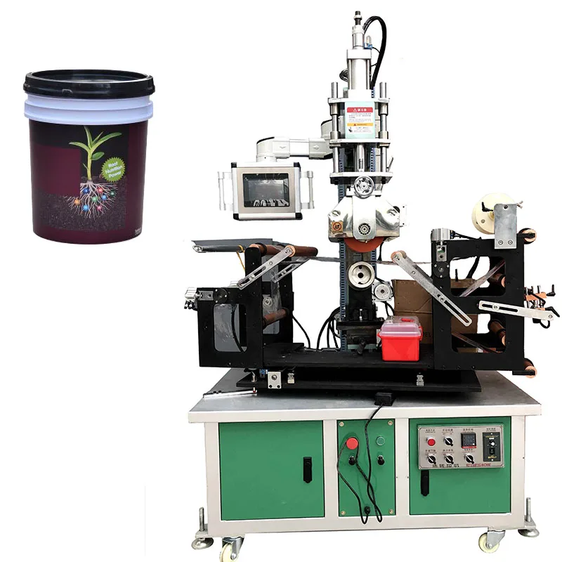 LC Brand Multifunctional Semi-Automatic PLC Control  heat transfer machine for plastic bucket Plastic PP Cup Bottle Oil Pail