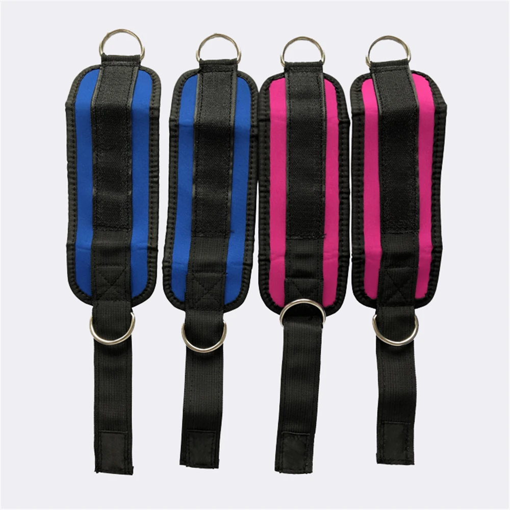 Fitness Gear Pro for Kickbacks Glute Workouts Padded Adjustable Sticky Strap D-Ring Cable Weightlifting Ankle Straps for Gym