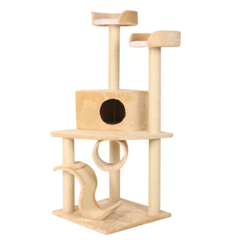Интерактивная Удобная плюшевая безопасная Когтеточка для кошек, когтеточки, башни, деревья, мебель для дома, кошачье дерево