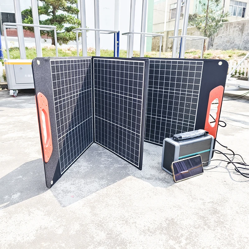 Rawspark OEM/ODM Etfe Integrated Lamination 200W Fold Solar Panel For Camping Charging