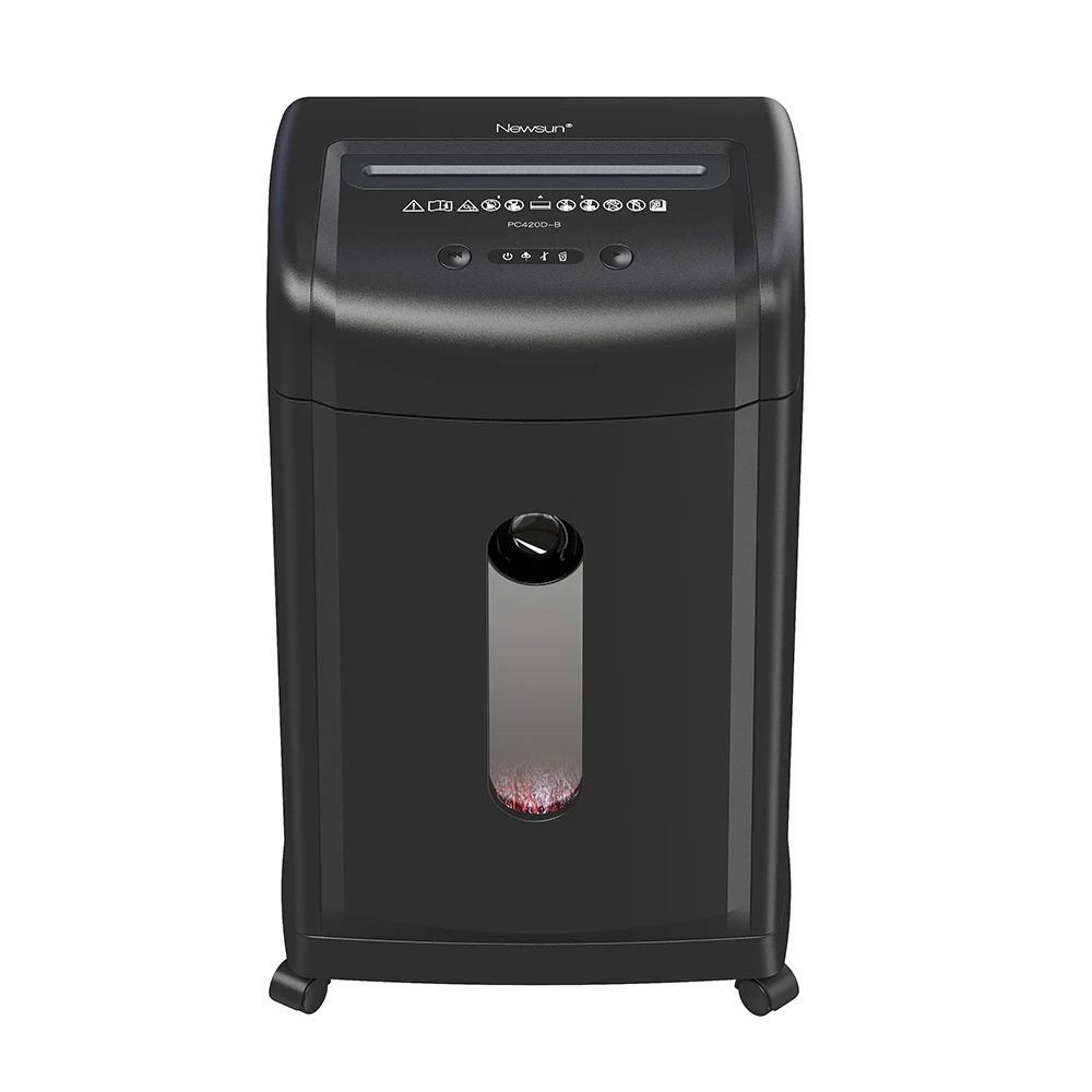 P4 18 Sheets Cross Cut Paper Shredder 30 Liter Pull-out Bin,Silent 56dB,30 Mins Shredding Time,LED Indication,Hot Selling