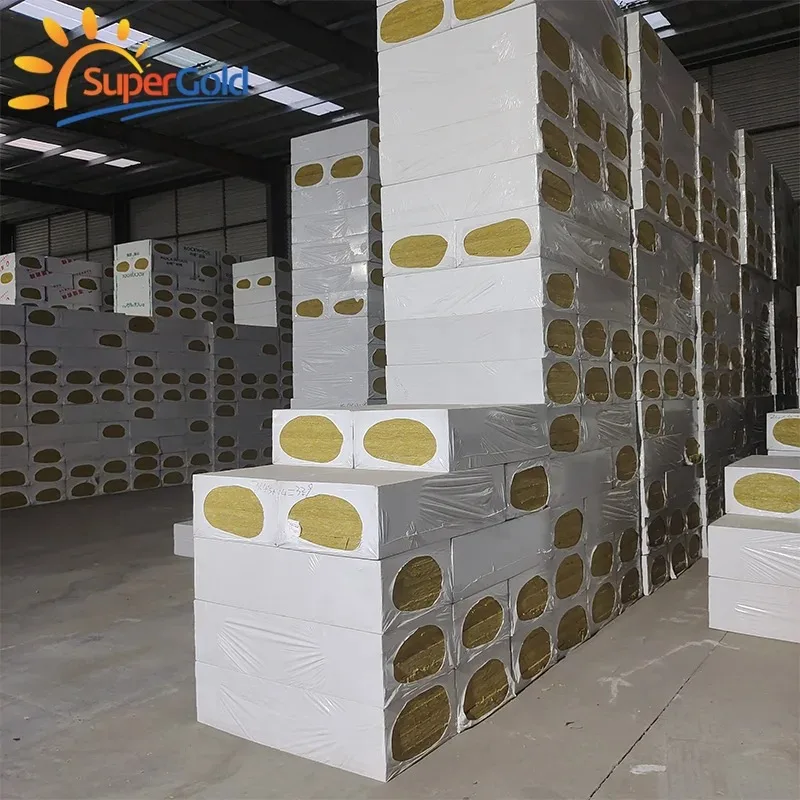 SuperGold 60kg/m3 lana de roca ladrillo placa de lana de roca