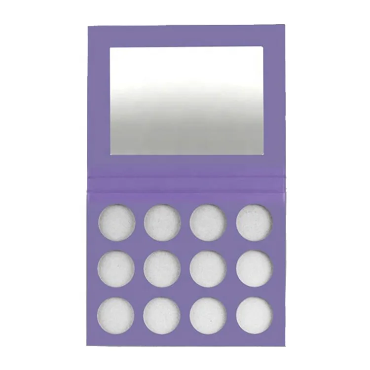 Diy Vegan Cruelty Free Cardboard Eyeshadow Palette Glitter High Pigment Eyeshadow Pallet Private Label