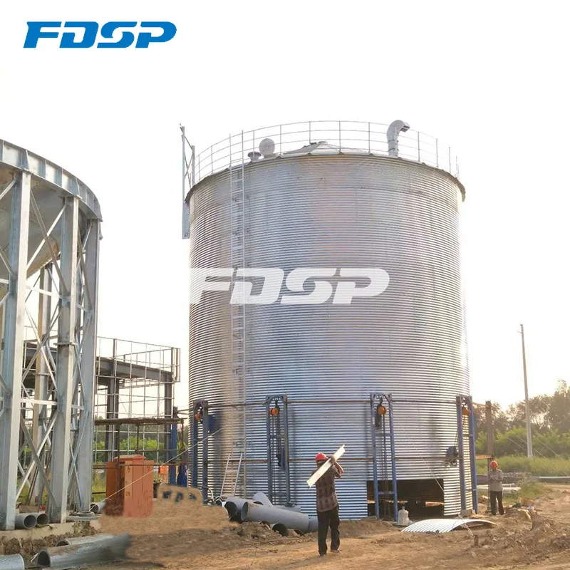 Port storage industry  commercial use soybean storage system 2500T soybean silo