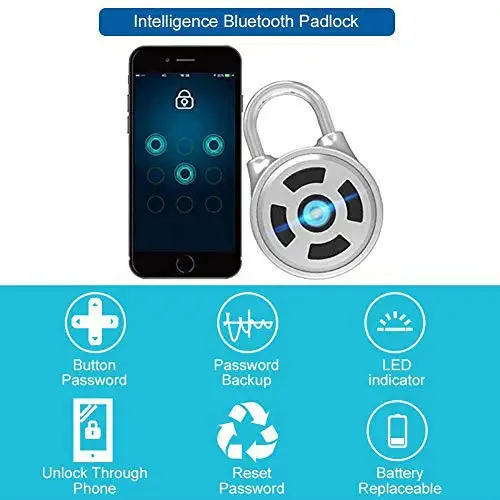 Digital Thumbprint APP PadLock Intelligent Padlock Smart Password Padlock