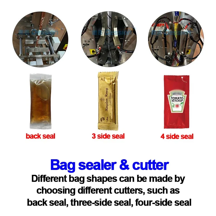 Automatic ketchup sauce small sachet vertical packing machine price for tomato paste sachet