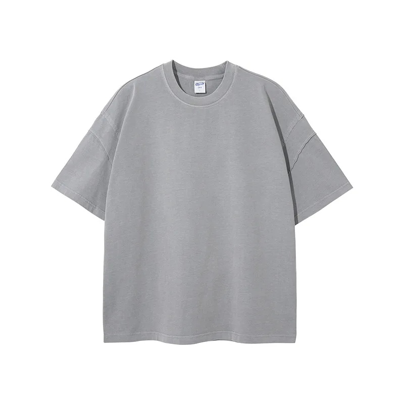Custom Oversized Blank Men 100% Cotton Tshirt Print Vintage Cotton T Shirts Wholesale Acid Wash T Shirt