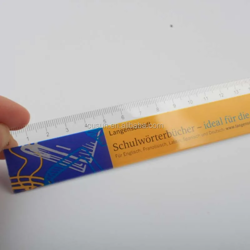 Promotion Ruler protractor rulers custom 20cm plastic scale ruler