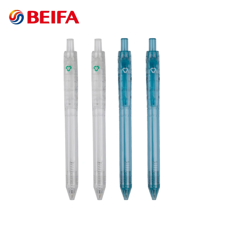 Beifa бренд KB168001 цветной переработанный выдвижной шариковая ручка оптовая продажа