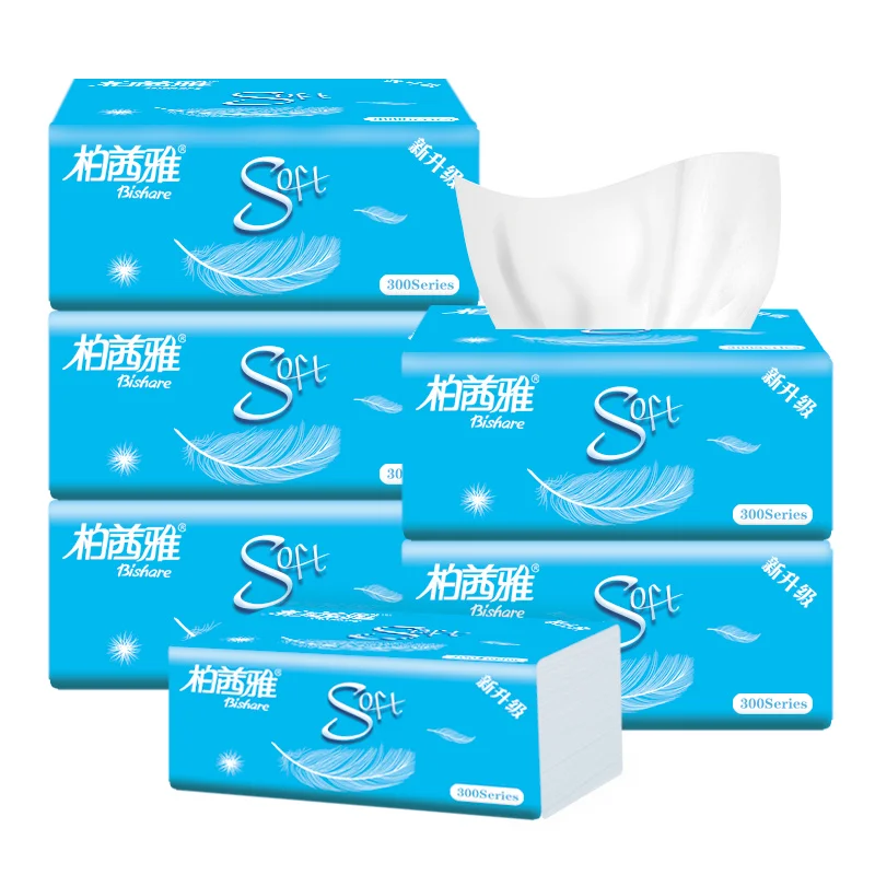 Tissue Factories Manufacture Tissue Paper Facial High Quality Facial Tissue 3 Ply
