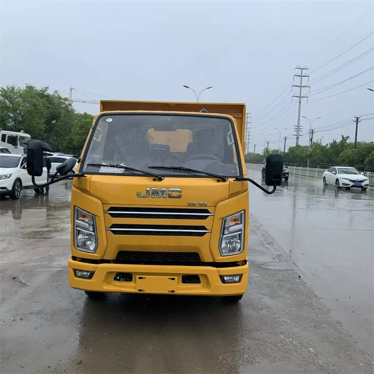 JAC Shunda Rear Loader Dump Garbage Truck Construction Farm Restaurant Industries Core Components Engine Gearbox Recycling Type
