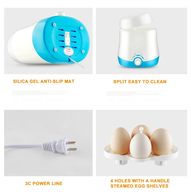 Portable Baby Formula Milk Heating Double Bottle Warmer for Breast Milk/eggs/baby food/sterilize Household Baby Feeding Product