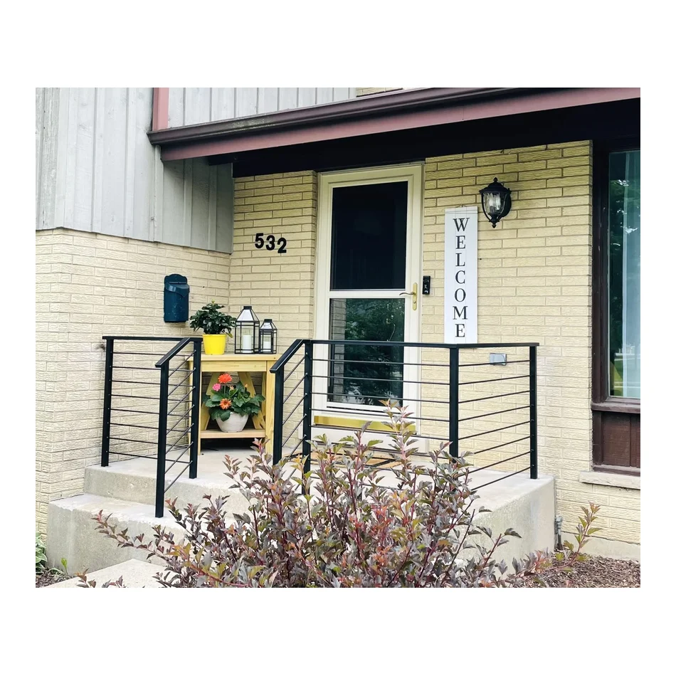 ACE Hot Sales Decorative Wrought Iron Railing Commercial Used For Project Staircase Balcony