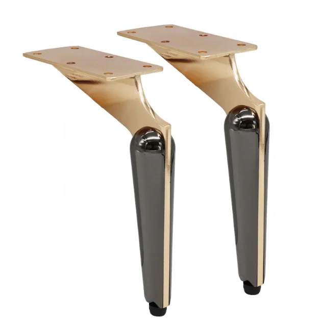 18cm L style Matte Black color popular sofa legs, table legs, new design sofa legs