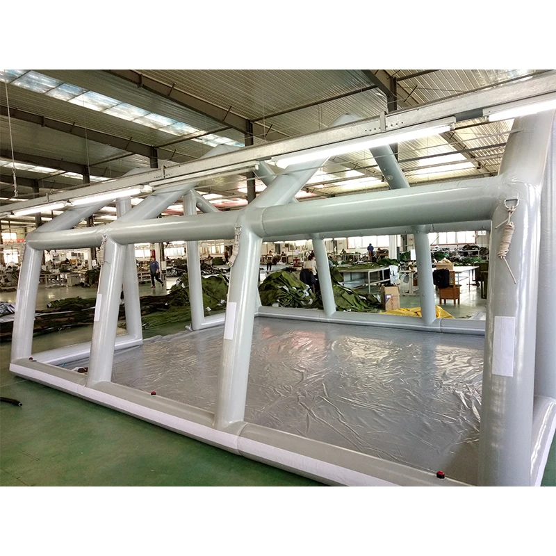 Aosener 42 Sqm inflatable tent 6 windows quick set up tent medical inflatable tent from China