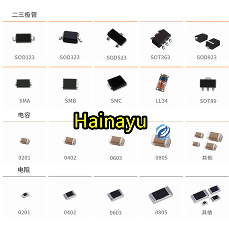 Hainayu chip IC electronic components Diode resistor capacitor with single SVS5N70D SVSSN70D TO252 700V 5A SMD MOS transistor.