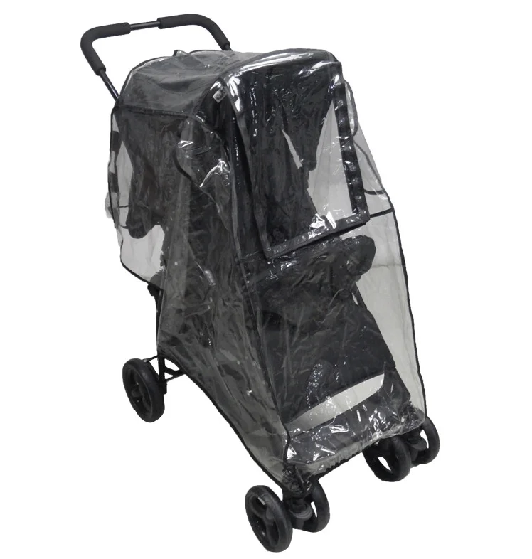 Baby Travel Universal Transparent Clear Pushchair Stroller Buggy Pram Waterproof Windproof Rain Cover
