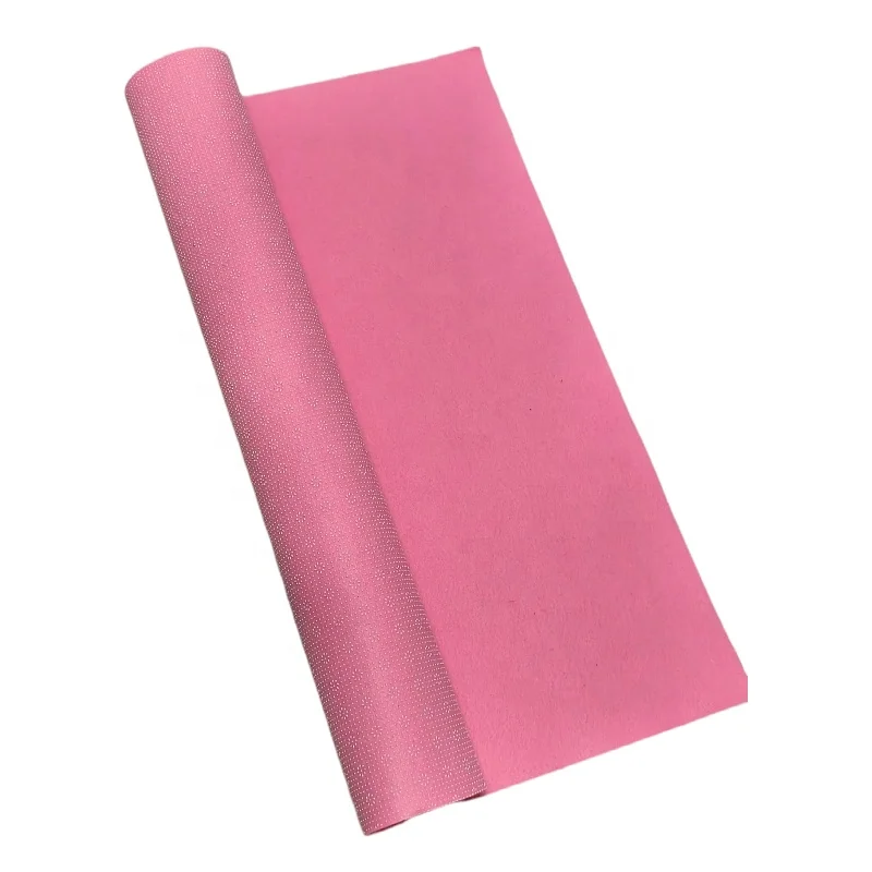 Manufacturers Custom Pattern 260 Gram Plum Anti-slip Mat Felt Cloth Dot Non-woven Non-slip Particle Cloth Drop Plastic Cloth