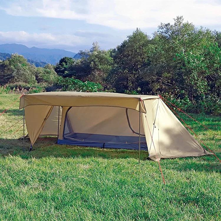 Double Camping Tent Tc Cotton Aluminium Pole Tent Outdoor  Tent Sale