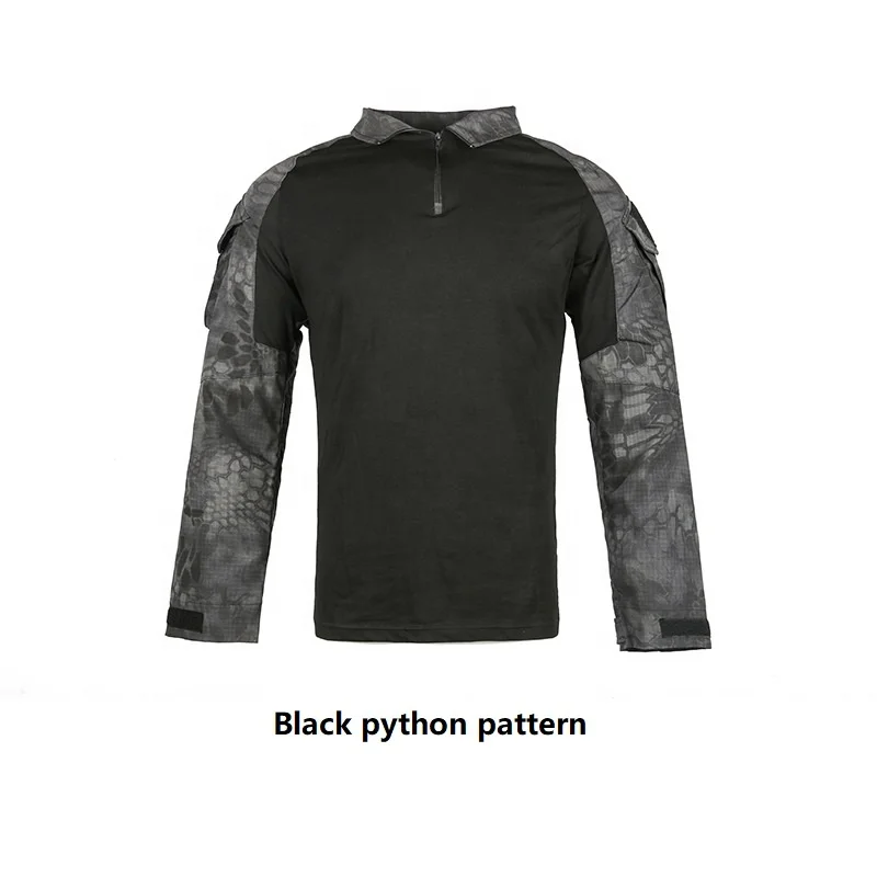 Upgrade G3 Tactical clothing  Knitted Long Sleeve Shirt Tactical Gear Men BDU Frog Breathable Combat Cop shirt