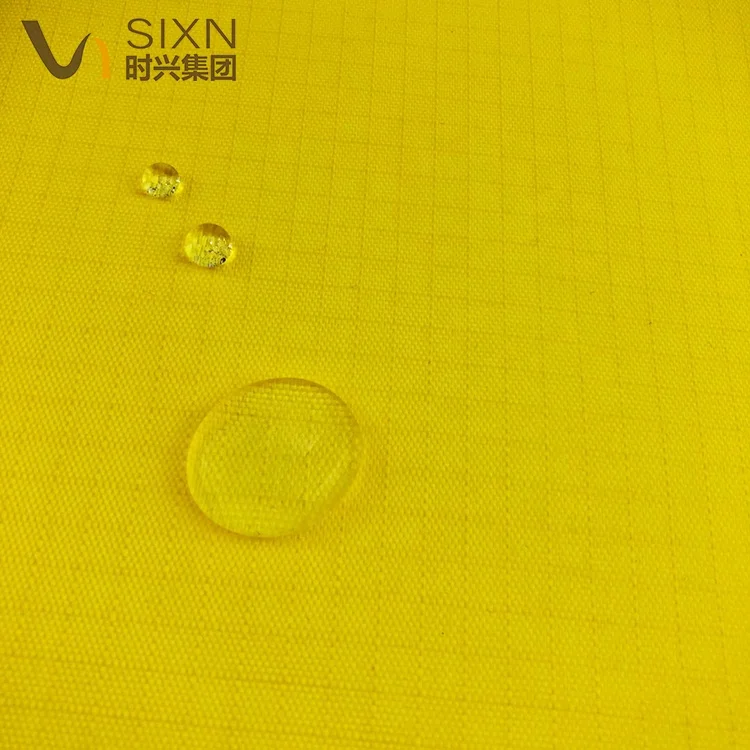 Polyester 300D 5mm Square Ripstop Oxford Waterproof PU Coated  Fabric For Tent And Bag