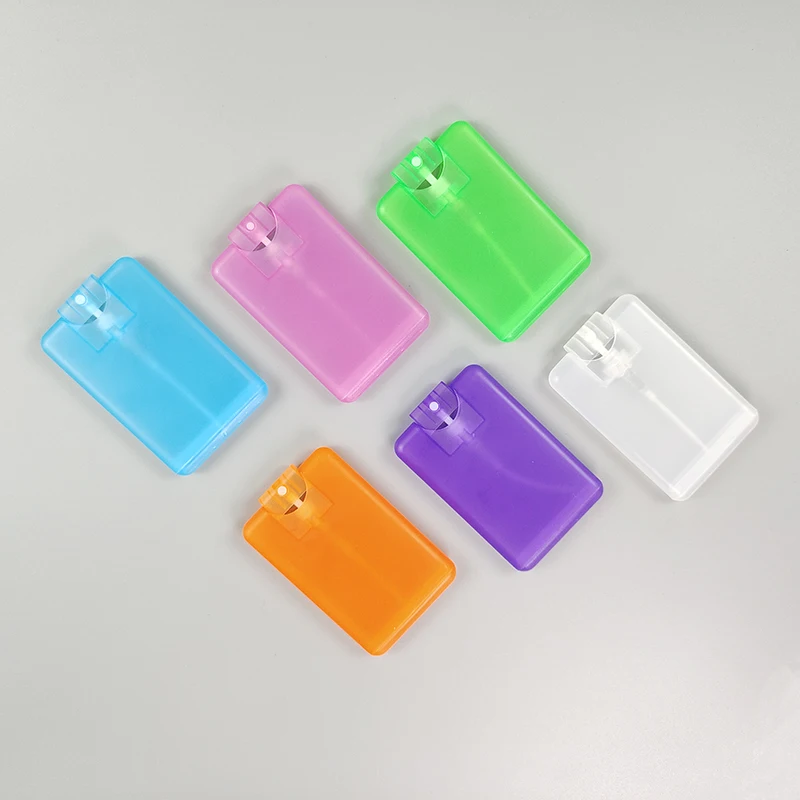 Pocket 20ML Mist Sprayer Hand Sanitizer Perfume Credit Card Type Portable Size Mist Spray Bottle
