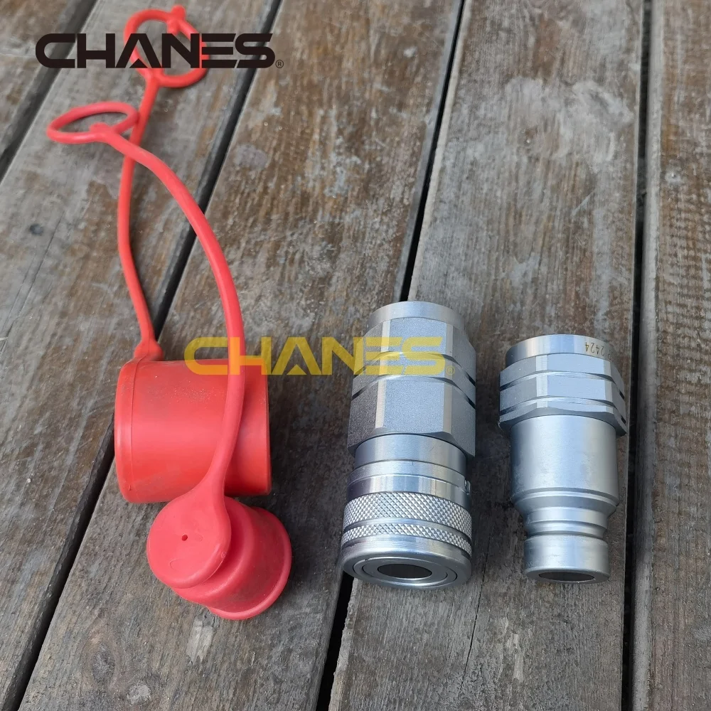 Mini Skid Steer Loader Quick coupling replacement Hydraulic Quick Coupler AUX Circuit Fittings Construction Machinery Parts