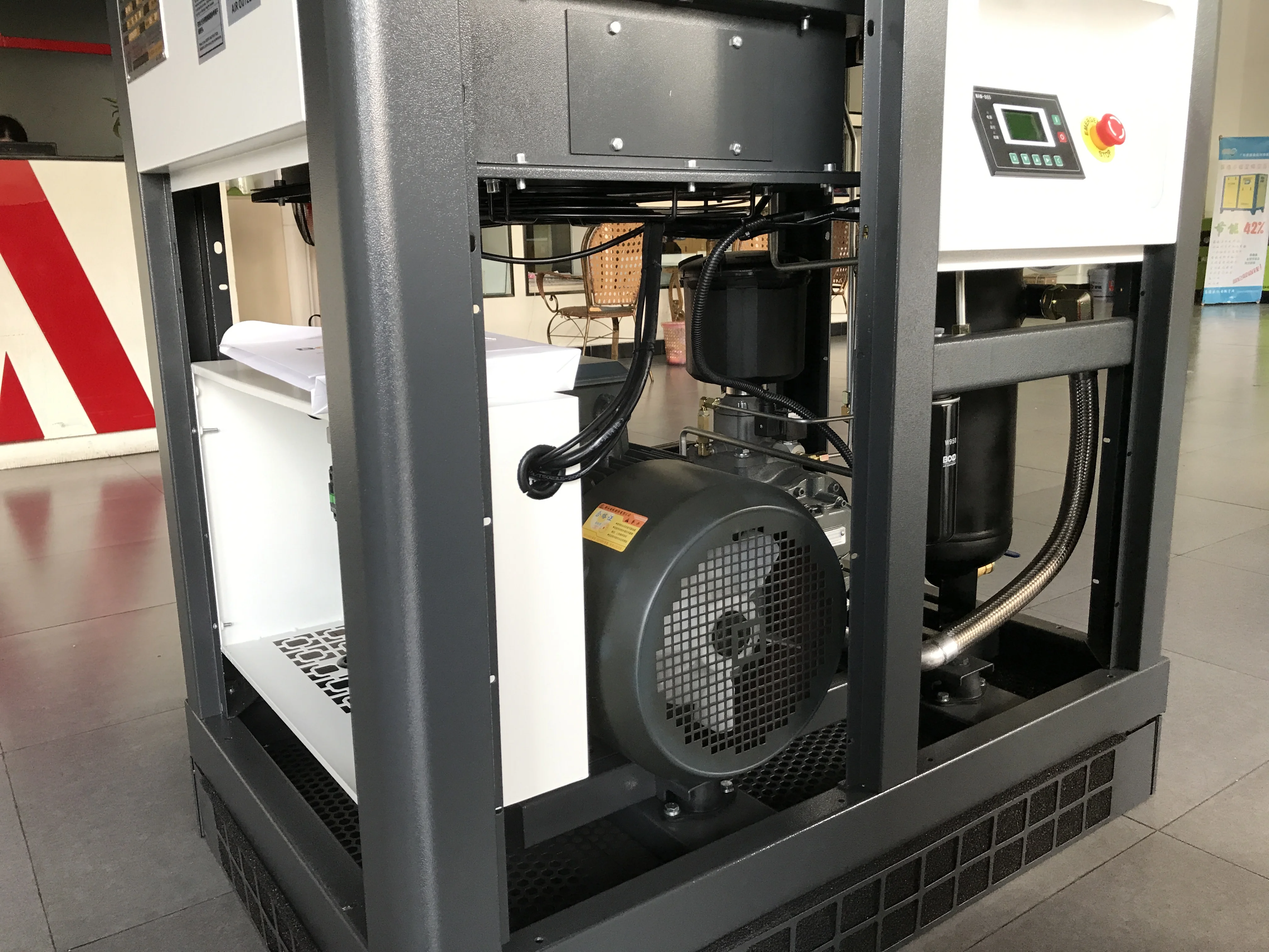 11KW 15HP BD-15A с ременным приводом Электрический масляный инжекторный винтовой воздушный