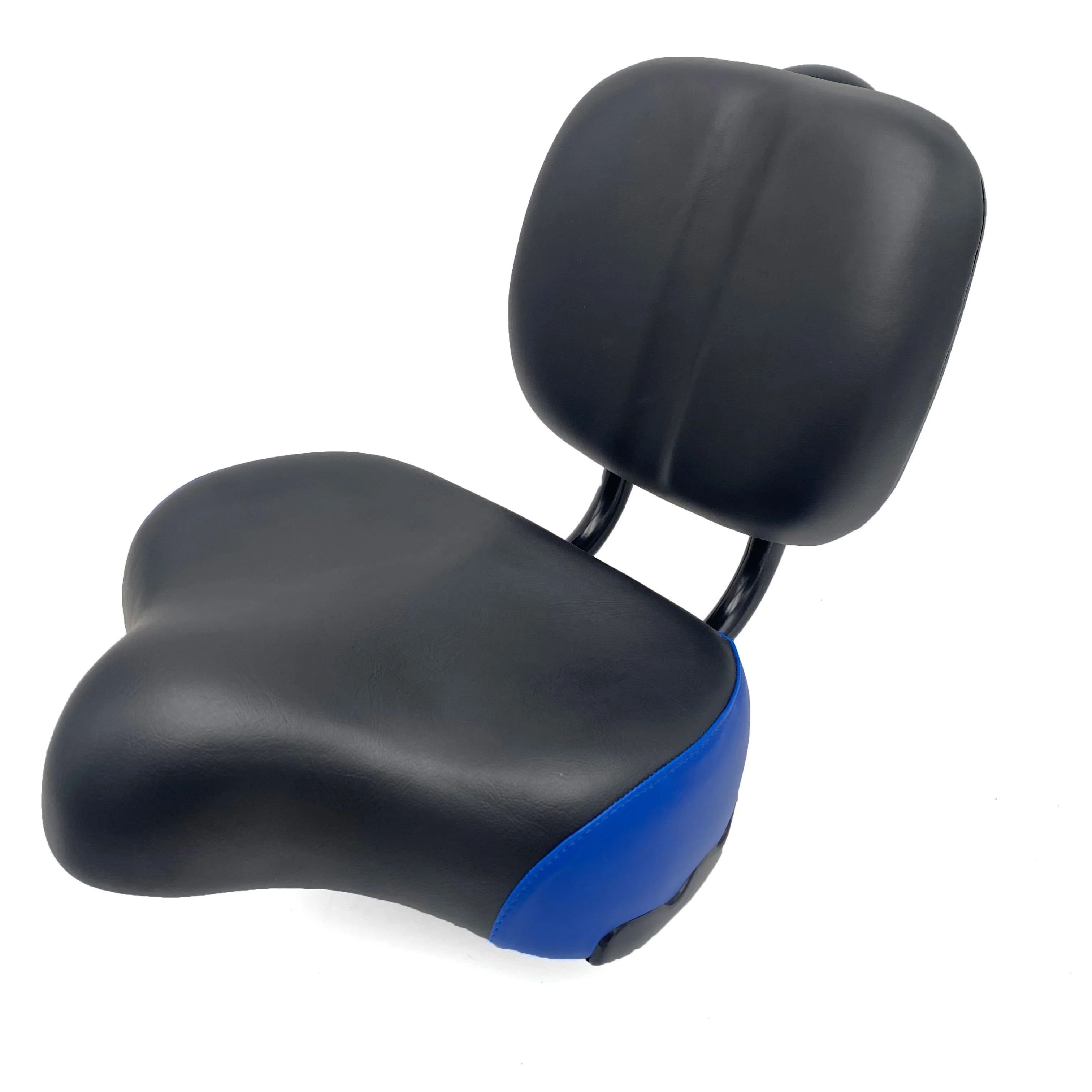 REYGEAK Bicycle Enlarged And Widened Soft Seat Cushion Bike With Backrest Large Saddle Adjustable Height