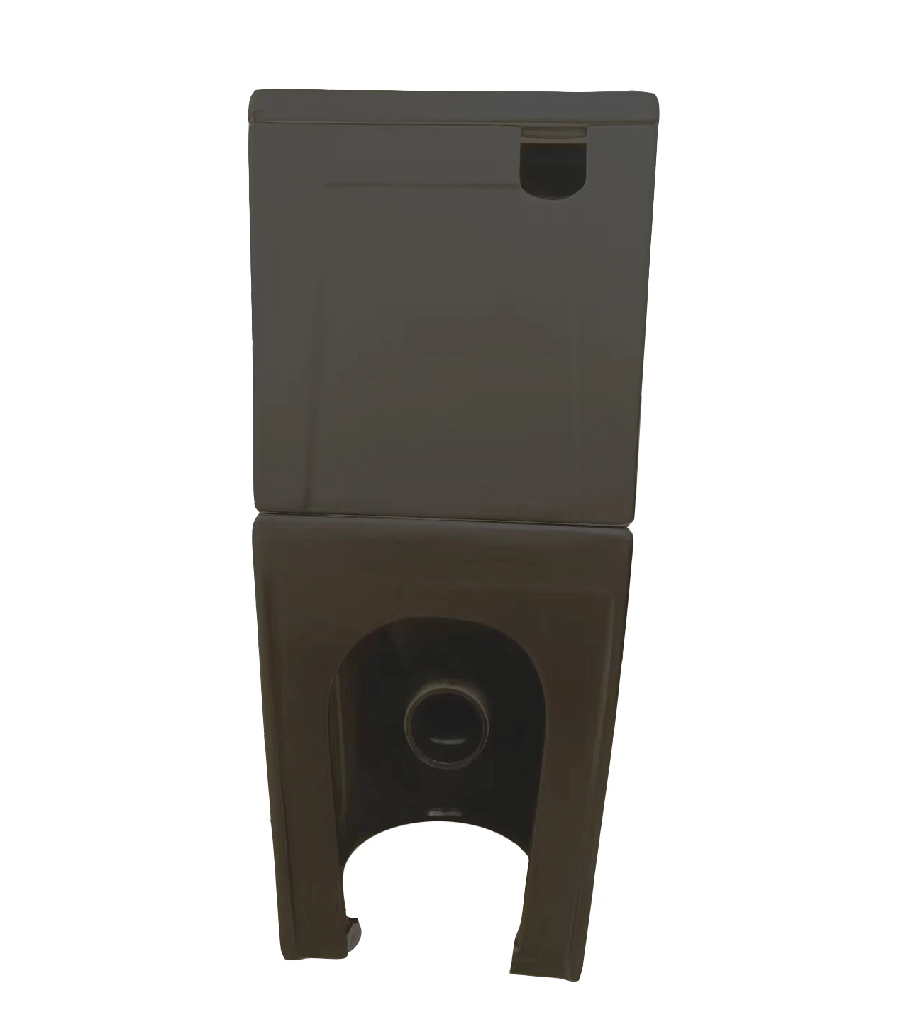 Matt Black Modern WC Bathroom Toilets Ceramic Two Piece Rimless Toilet Comfort Height Toilet With CE Watermark