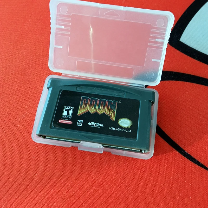 32 Bit Video Game Console Card Advance Wars Breath of Fire DOOM Harvest Moon for GBA/SP