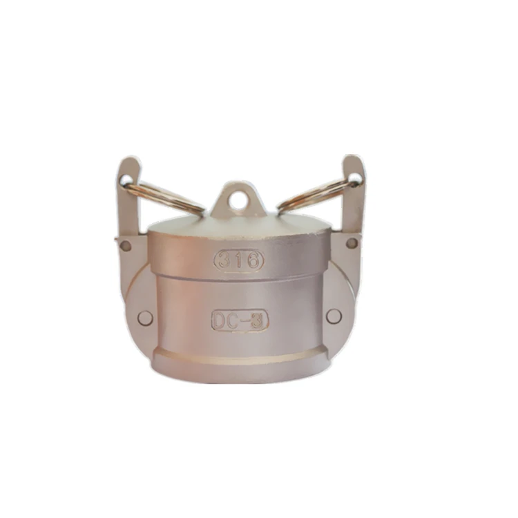 Stainless Steel DC Type Camlock Coupling Industrial Pipe Plugging NPT Carbon Steel Head Plastic Connectors Directly Manufactured