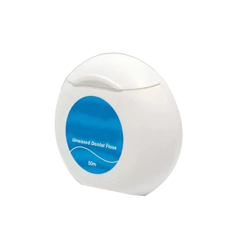 BSCI CE abrasive dental floss card dental floss colored