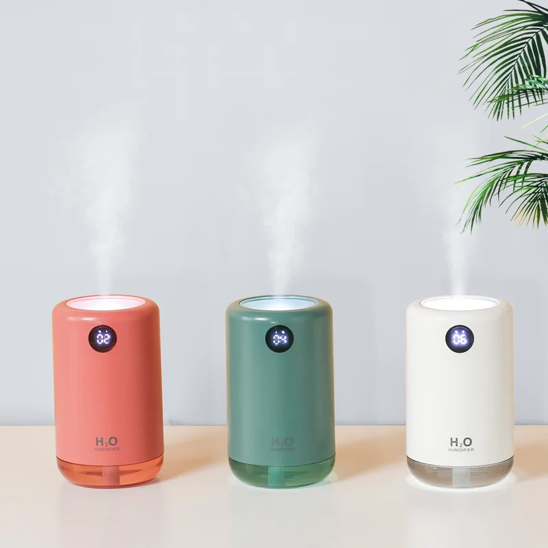 
USB mini Wireless Ultrasonic Air Humidifier 500ML 2000mAh Portable Aroma Water Mist Diffuser Battery Aromatherapy Air purifiers 