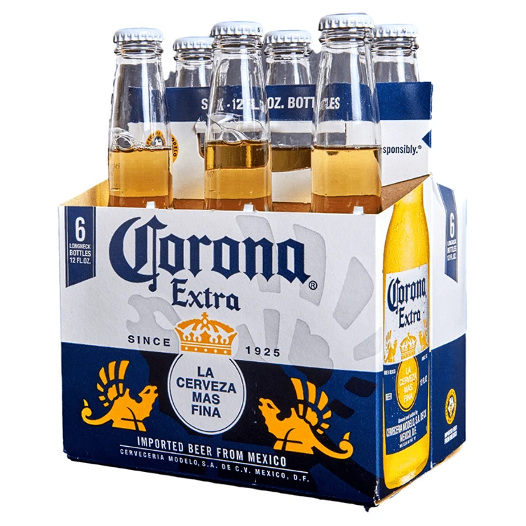 New Popular Custom Paper Packaging Box Hot Sale Cheap Folding Cardboard Packaging 6 Pack Bottles Beer Carrier