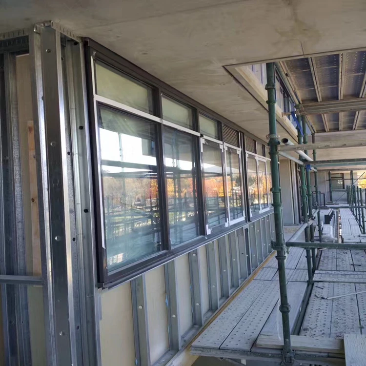 Современный новый дизайн Австралии стандартный роскошный двойной противопожарные стекло алюминий сплав фиксированной окна для дома