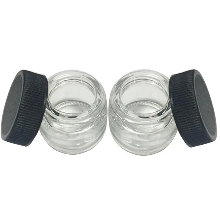 
High quality non-stick containers glass jar to store wax oil various sizes for convenient storage 