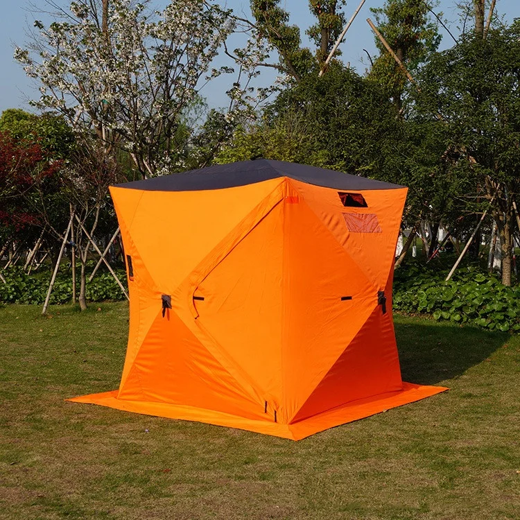 Keep warm tent winter cube cotton ice fishing tent with 15 years experiences