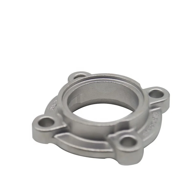 customized silica sol casting miniature stainless steel  pillow block housing bearing f203