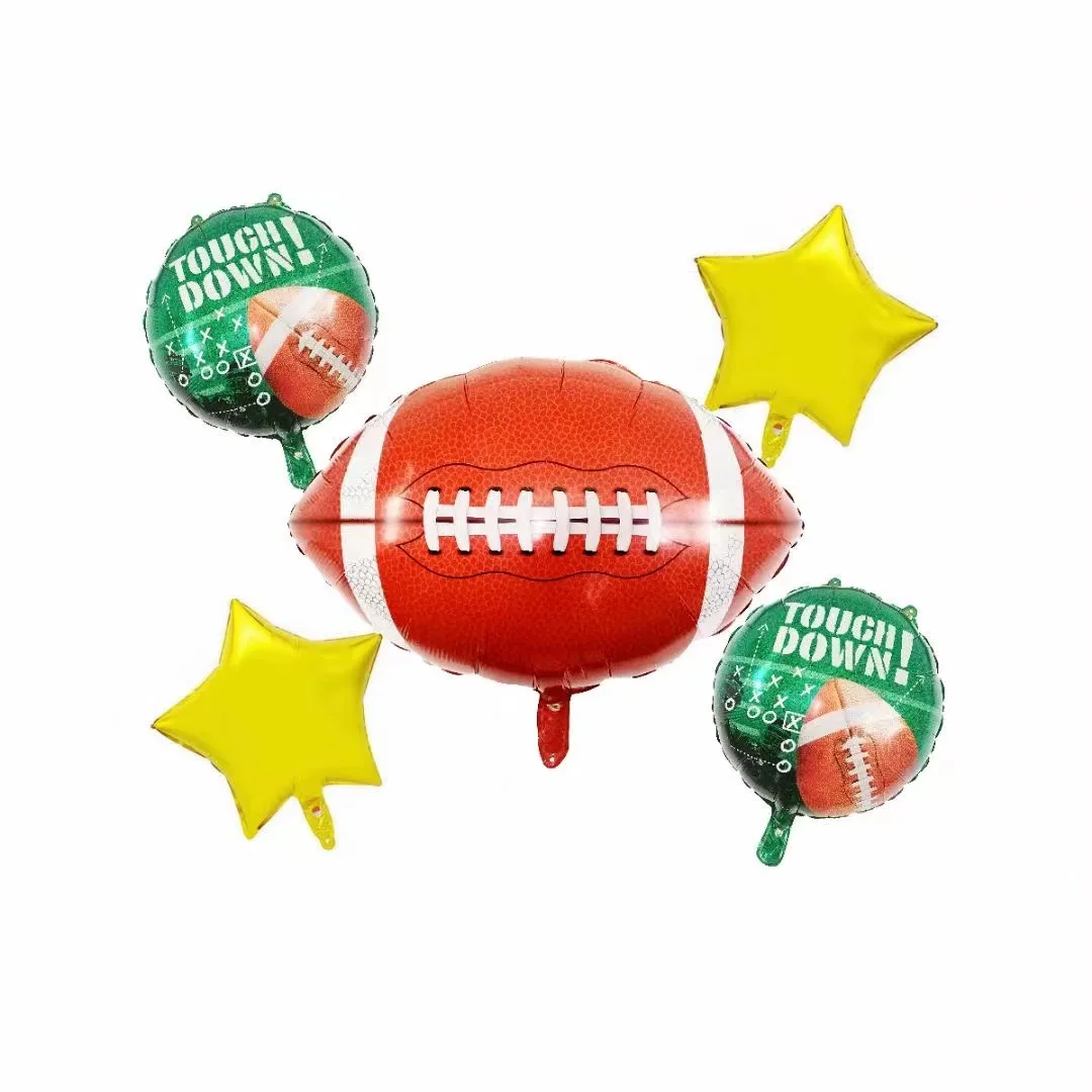 5PCS Cartoon Jungle Animal Forest Party Balloon Set Hedgehog Fox Raccoon Squirrel Balloon For Forest Birthday Party Decoration