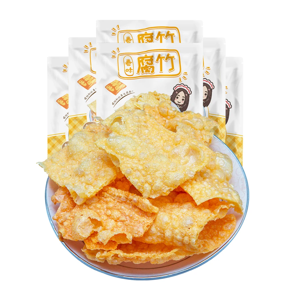 [$0.01, Get Sample]Instant Yuba Chinese River Snails Rice Noodle Side Dish Soybean Snack 50g