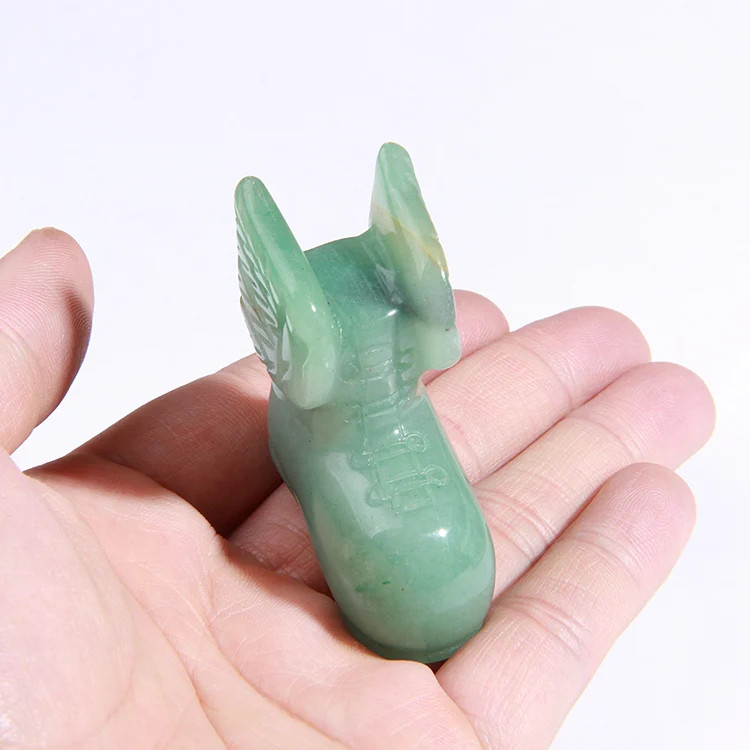 Natural crystal flying shoes stone carving crafts