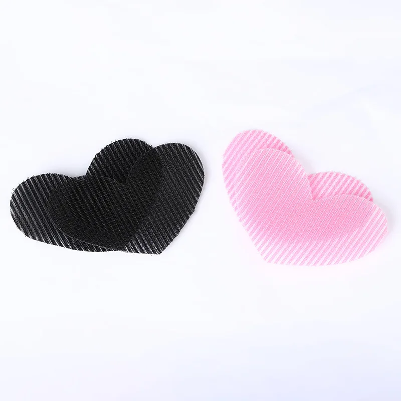 Customize various black nylon material girls hairdressing accessories reusable curling iron hook and loop