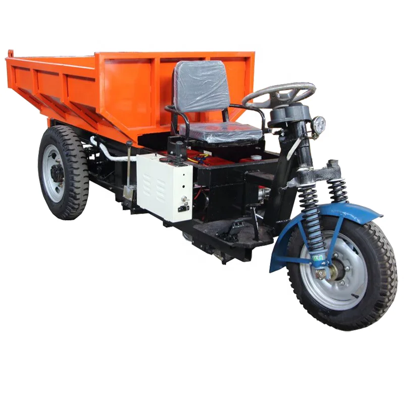 
Chinese 1 ton 2 ton 3 ton mini dump truck Small cargo dumper underground mine tricycle with 1 KW 2 KW 3 KW 7 KW motor 