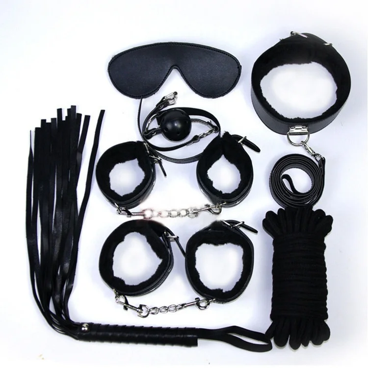 bdsm sex toys slave 7 Kits Plush  Sex Games bdsm kits plush  bondage set sex toys bondage male female game