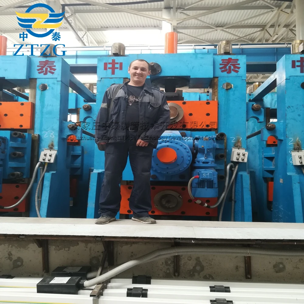 ERW 720mm Round Sharing Steel Pipe Roll Forming Making Machine Manufacturer