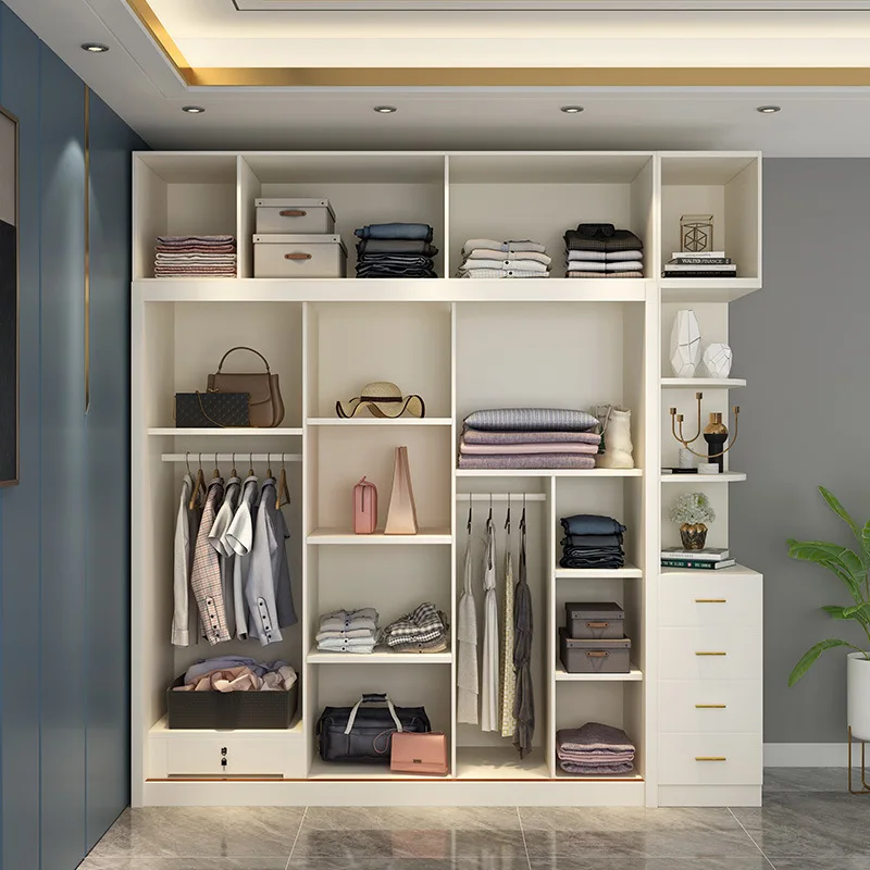 Professional Manufacturer Custom 200Cm Minimalist Wooden Closet Wardrobe Armarios De Cozinha