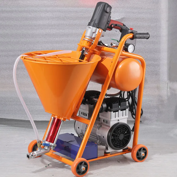 High-quality single power air compressor cement mortar cement spraying machine