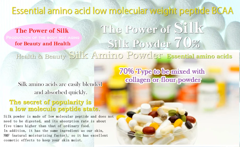 Adult Health Plant Extract Japan Silk Sports Supplement Powder