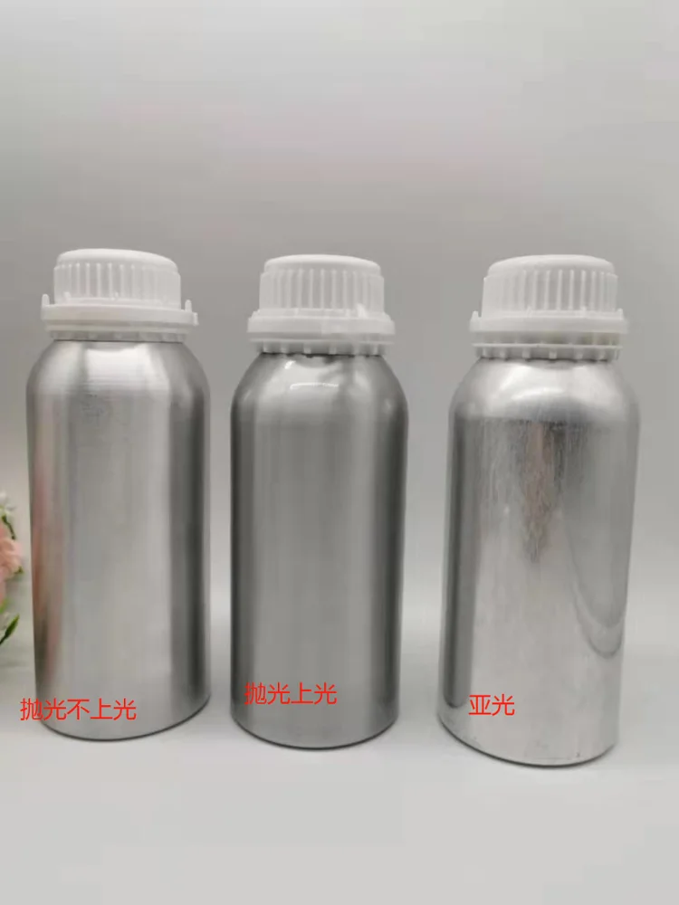 cosmetic aluminum bottle 100m 200ml 250ml 500ml 1000ml empty aluminum bottle container essential oil bottle